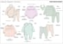 design baby bodysuits and sleepsuits with tech pack for production